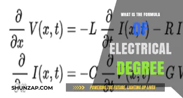 Electrical Degree Formula: Understanding the Core Concept