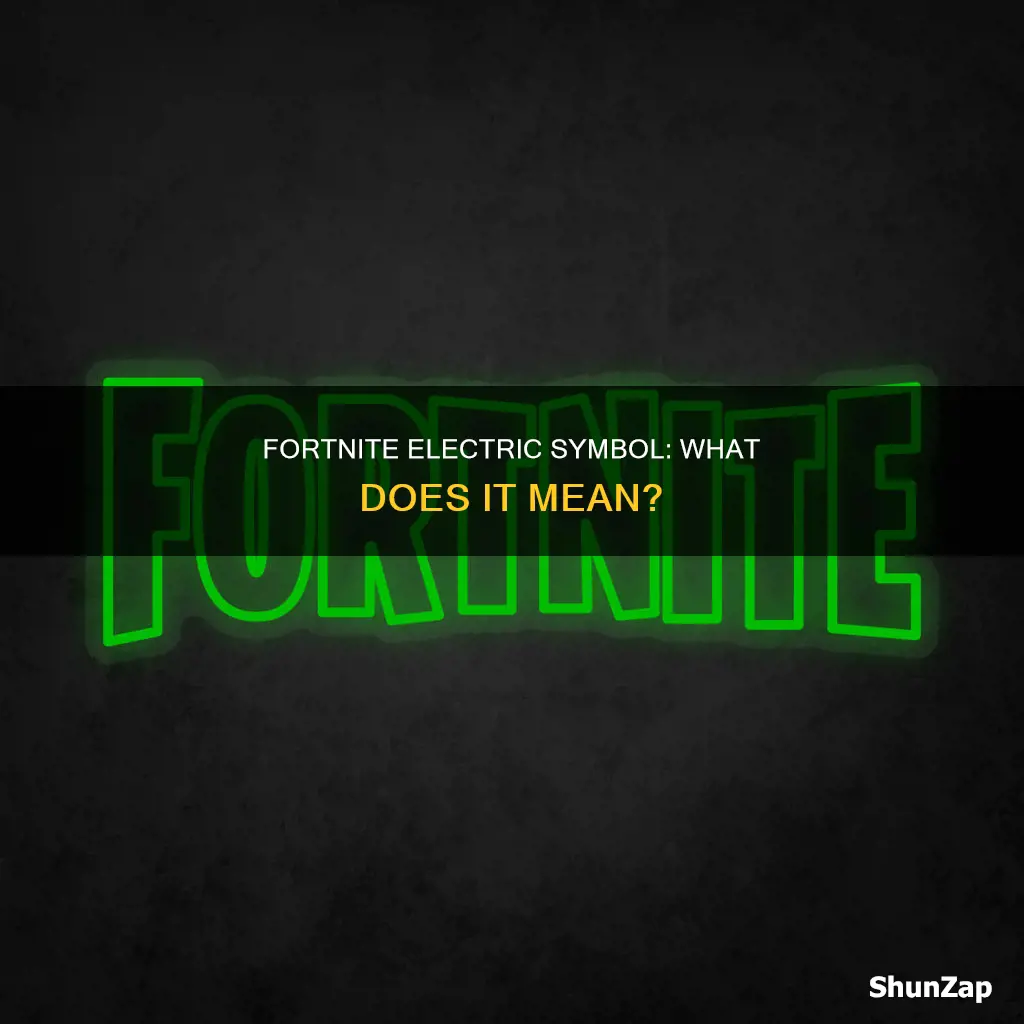 what is the fortnite electric symbol for