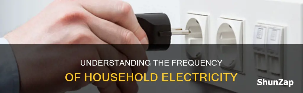 what is the frequency of household electricity