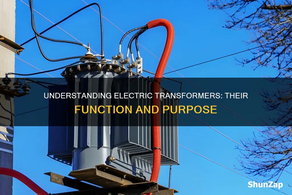 what is the function of electric transformer