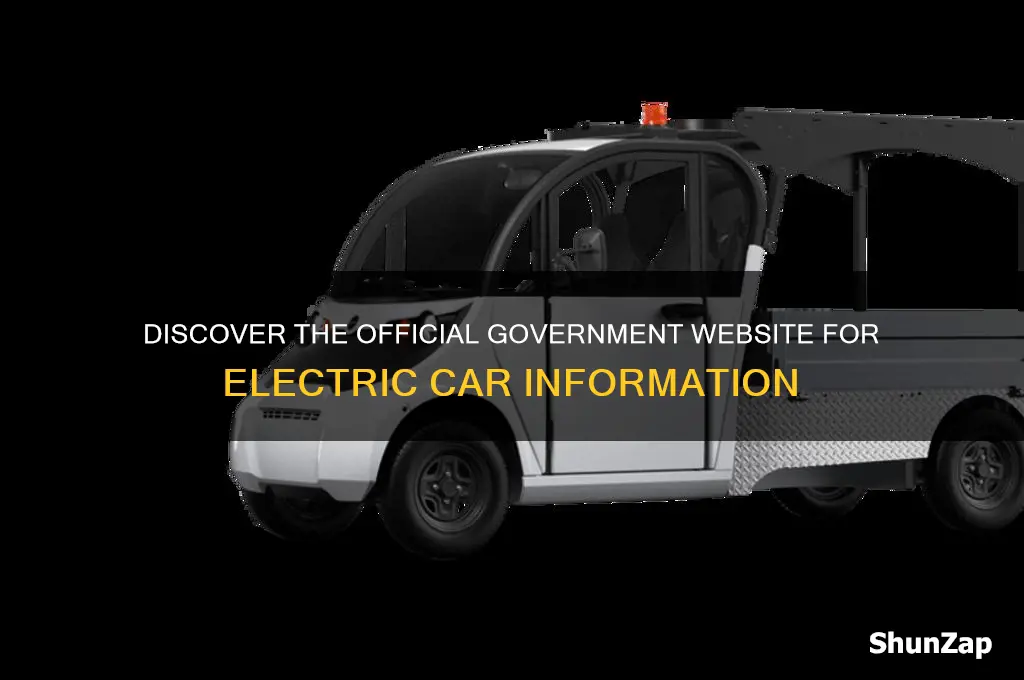what is the government website for electric cars