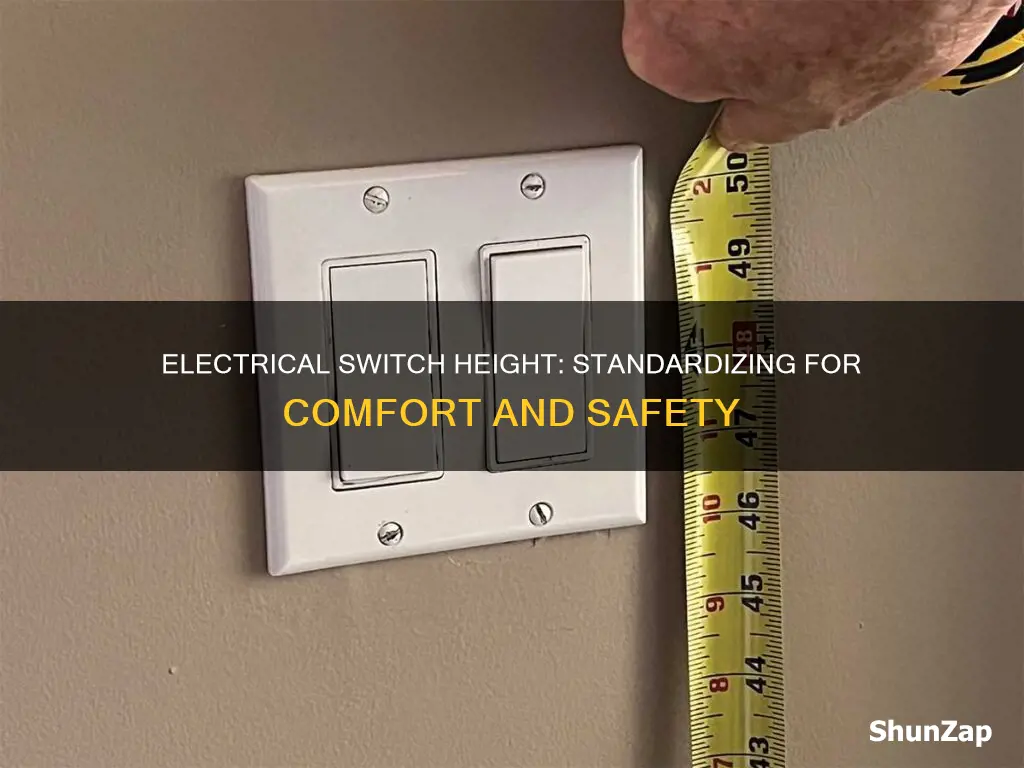 what is the height for electrical switches