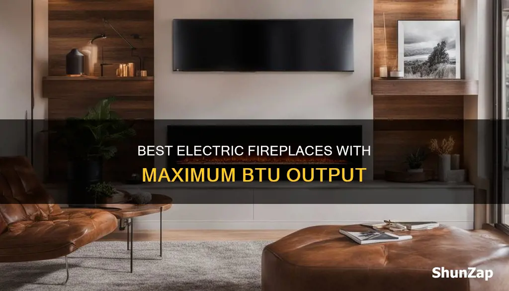 what is the highest btu electric fireplace