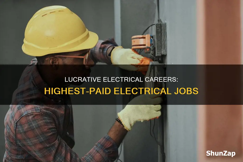 what is the highest paying electrical job
