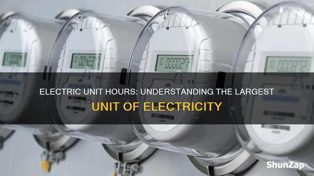 what is the largest electric unit houre