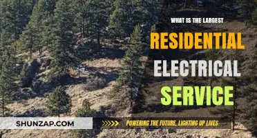 Residential Electrical Service: Understanding the Largest Capacity