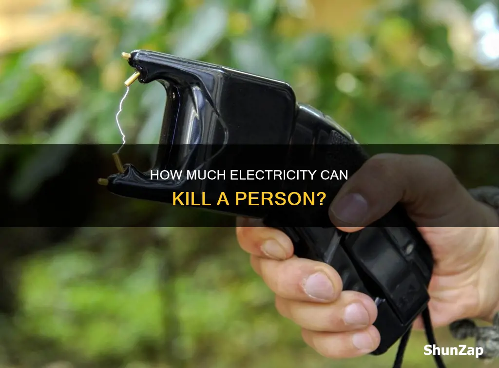 what is the lethal amount of electricity