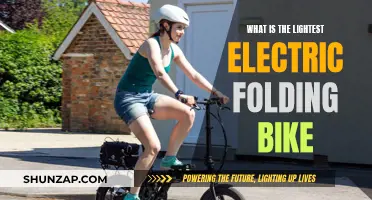 Lightest Electric Folding Bike: Easy Storage, Heavy Fun