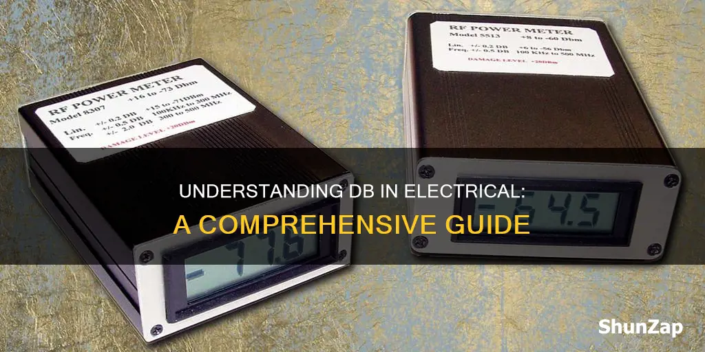 what is the meaning of db in electrical