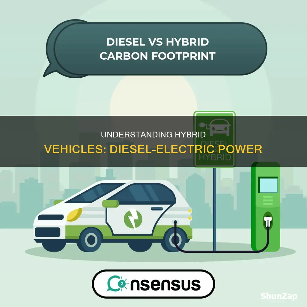 what is the meaning of diesel electric hybrid powered vehicles