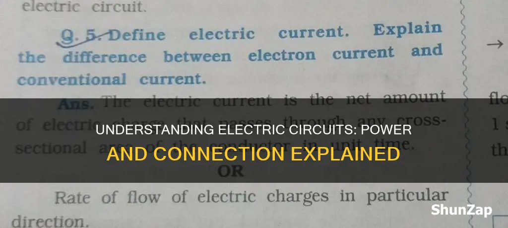 what is the meaning of electric circulit
