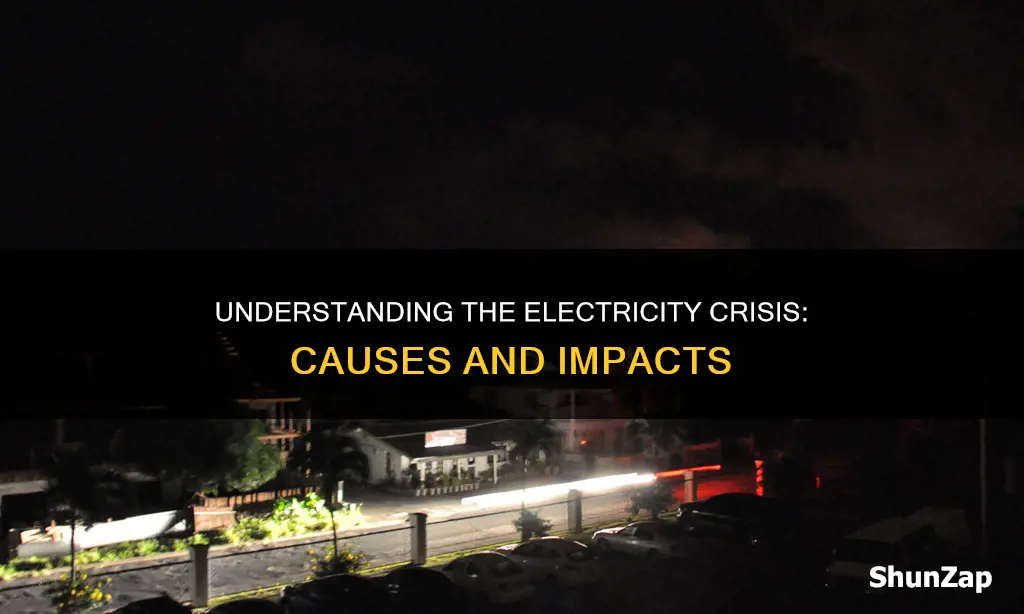 what is the meaning of electricity crisis
