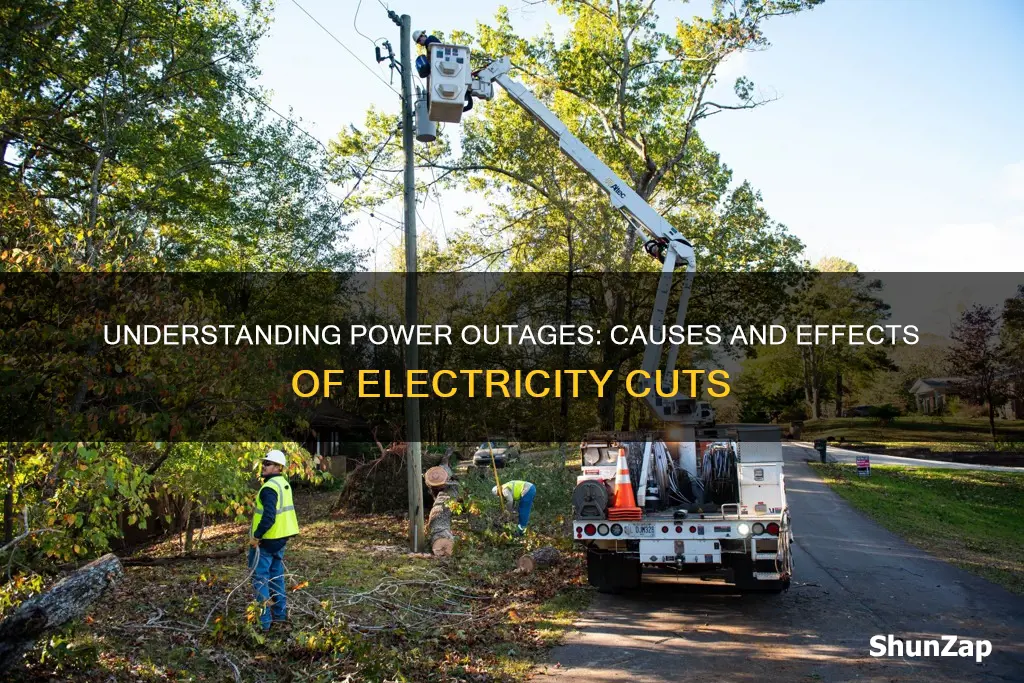 what is the meaning of electricity cut