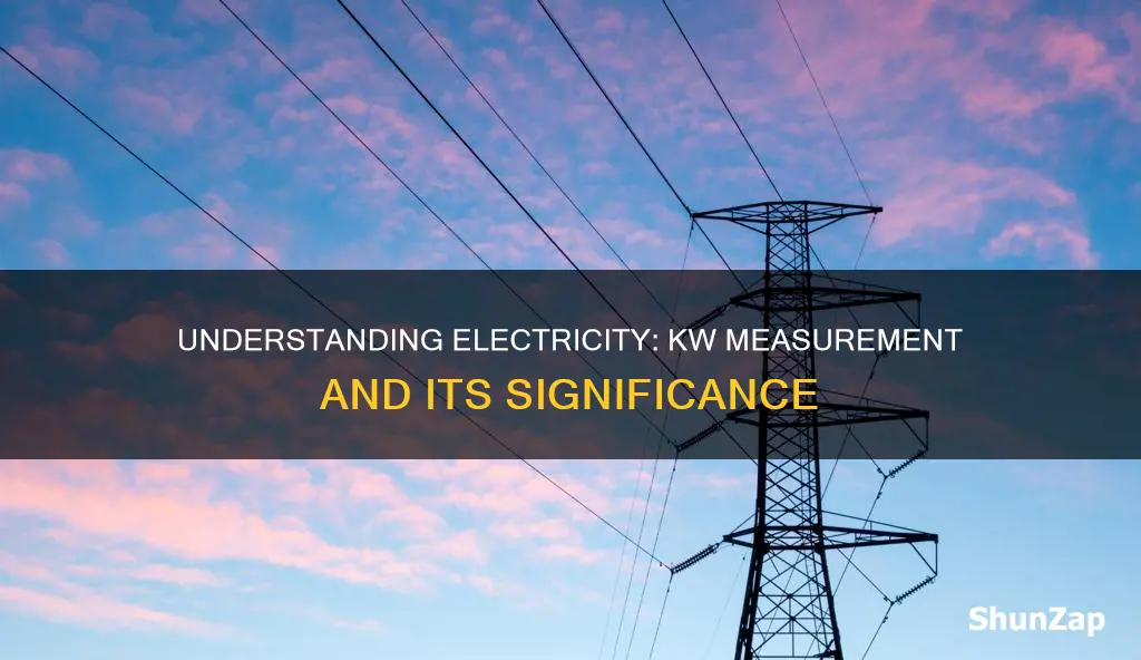 what is the meaning of kw in electricity