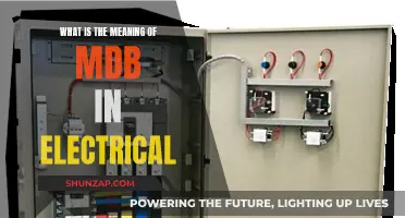 Understanding MDB: Electrical Systems and Their Meanings