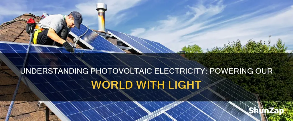 what is the meaning of photovoltaic electricity