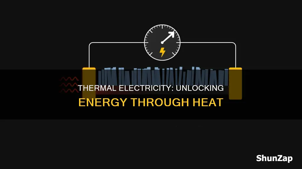 what is the meaning of thermal electricity