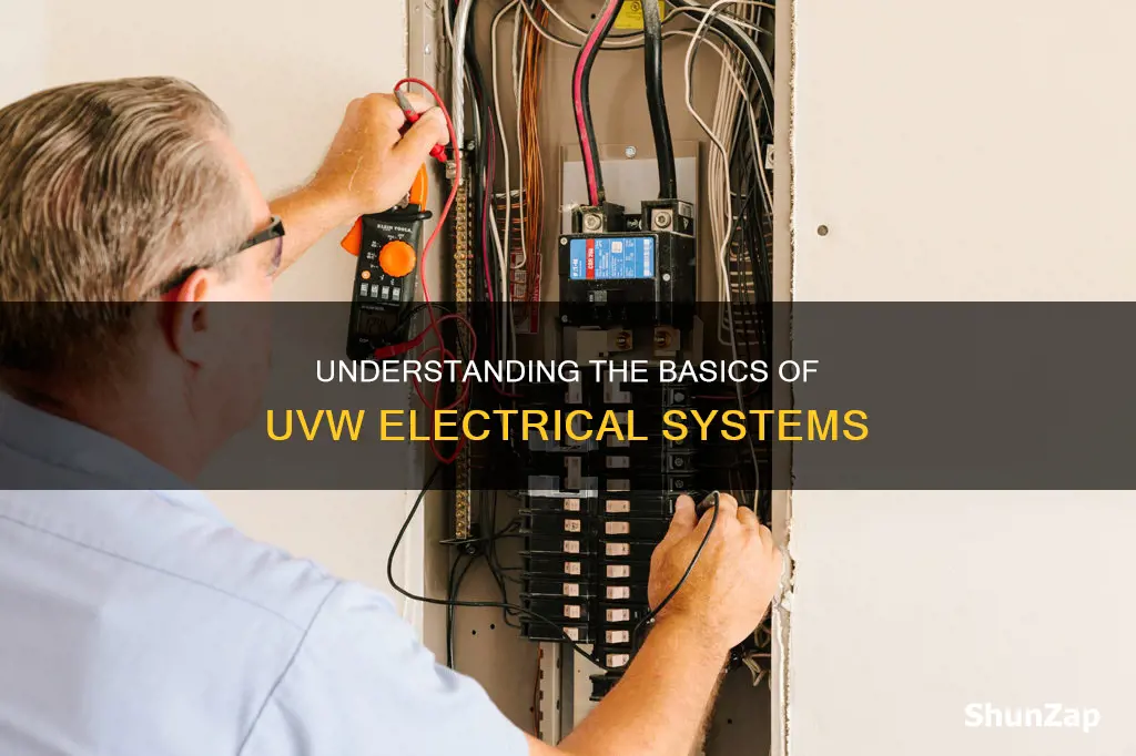 what is the meaning of u v w in electrical