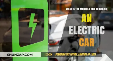 Monthly Cost to Charge an Electric Vehicle: What to Expect
