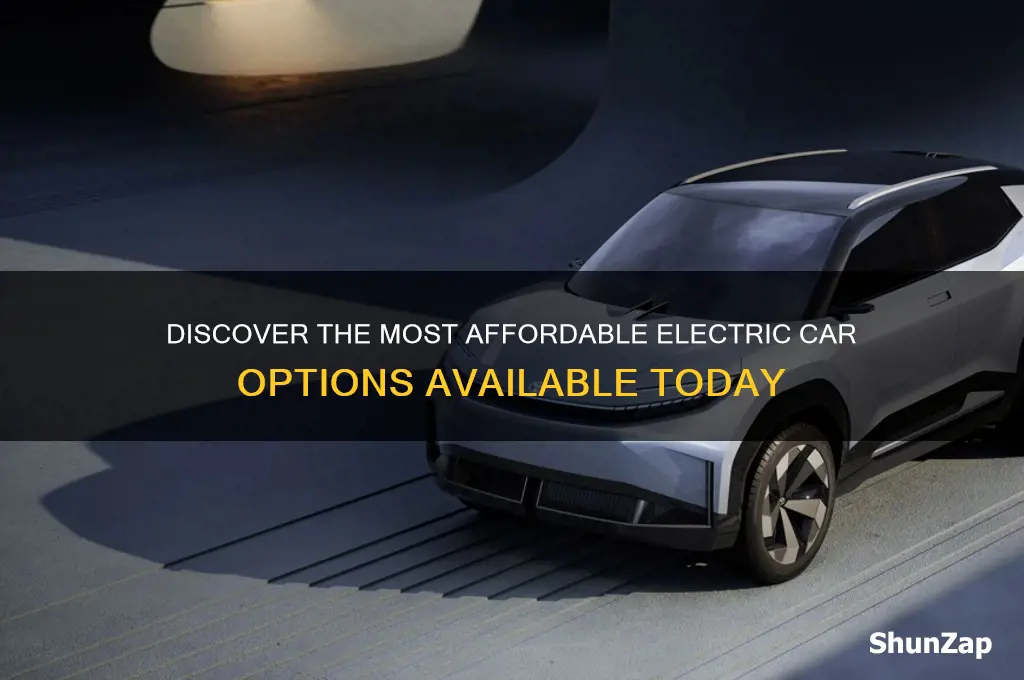 what is the most affordable electric car on the market