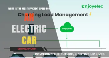 Optimal Speed for Electric Cars: Efficiency and Range Maximization