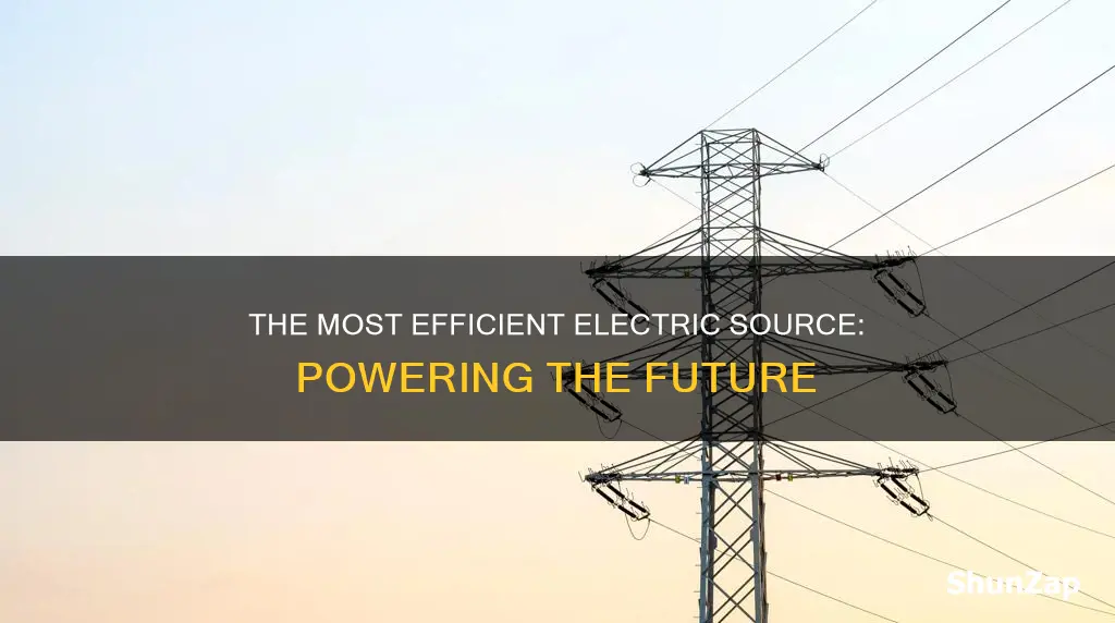 what is the most efficiet electric source