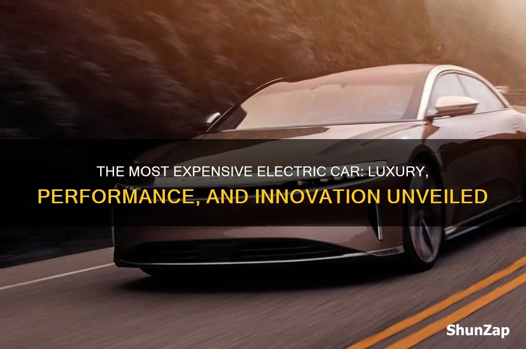 what is the most expensive electric car