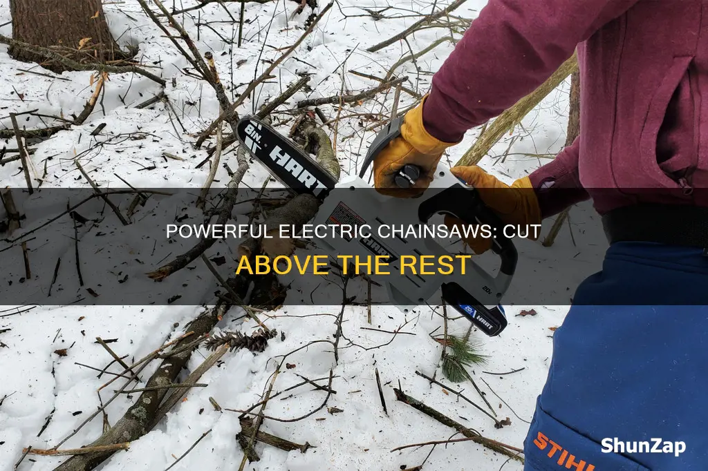 what is the most powerful electric chainsaw