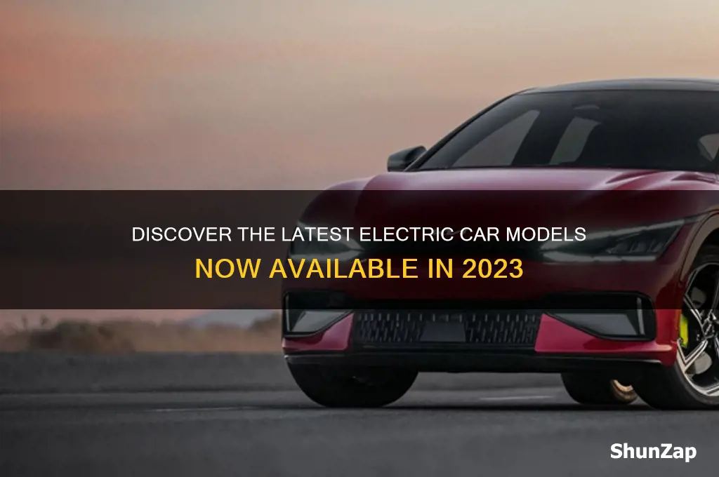 what is the newest electric car on the market