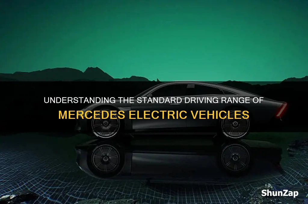 what is the normal driving range for mercedez electric car