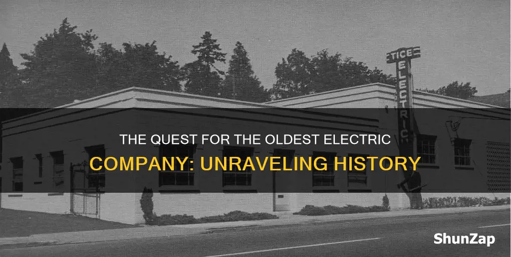 what is the oldest electric company