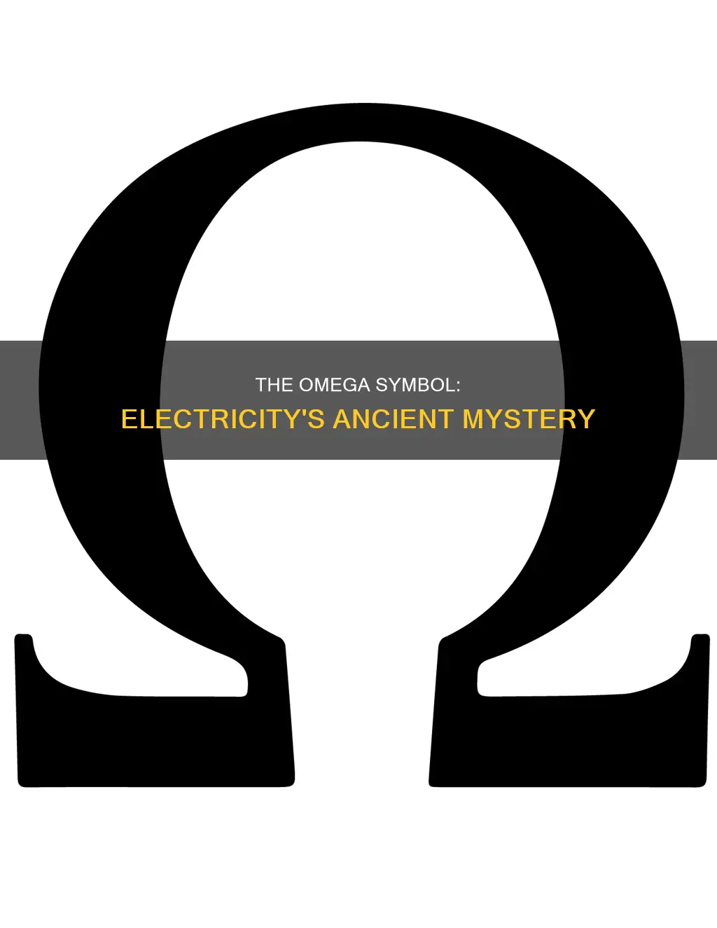 what is the omega symbol for electricity