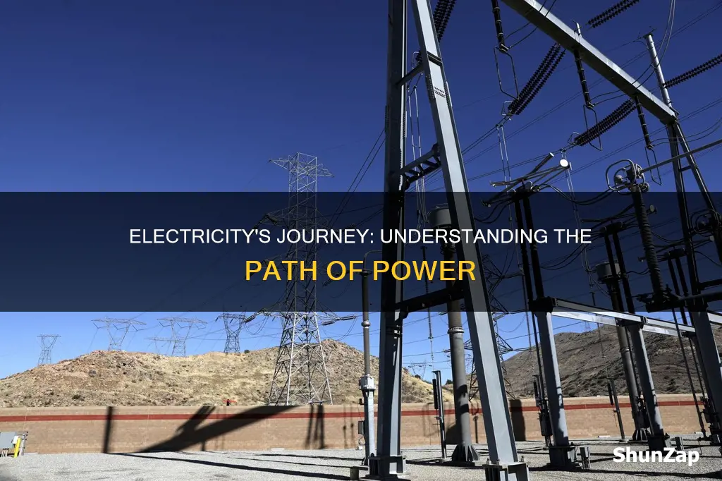 what is the path that electricity travels