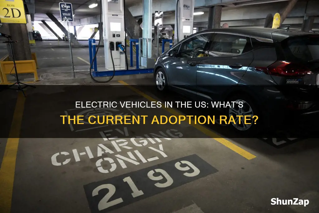 what is the percentage of electric vehicles in the us