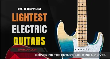 Lightest Electric Guitars: Weighing Less, Playing More
