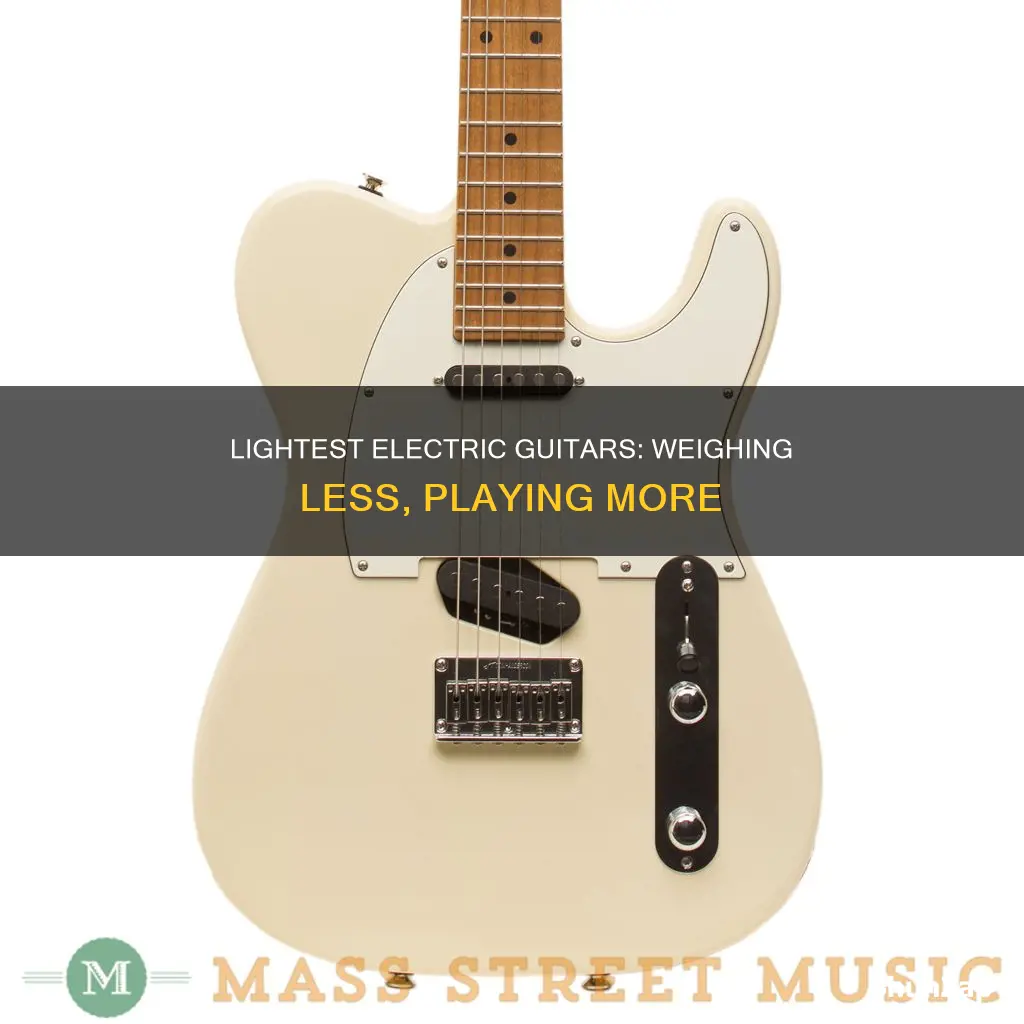 what is the physicly lightest electric guitars