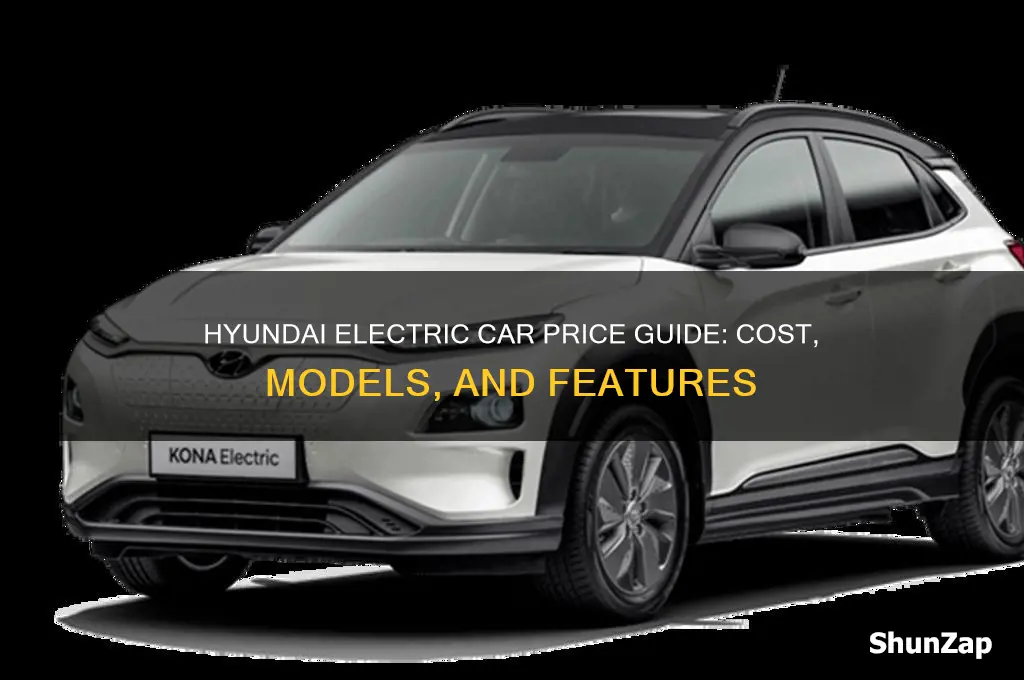 what is the price of hyundai electric car