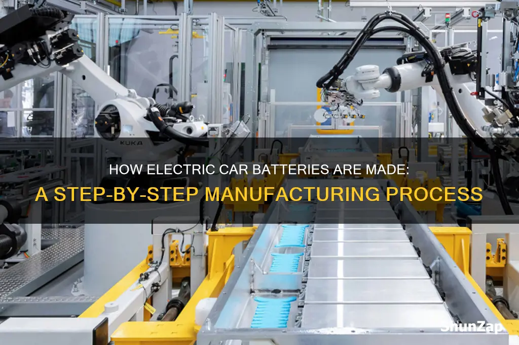 what is the process to make batteries for electric cars