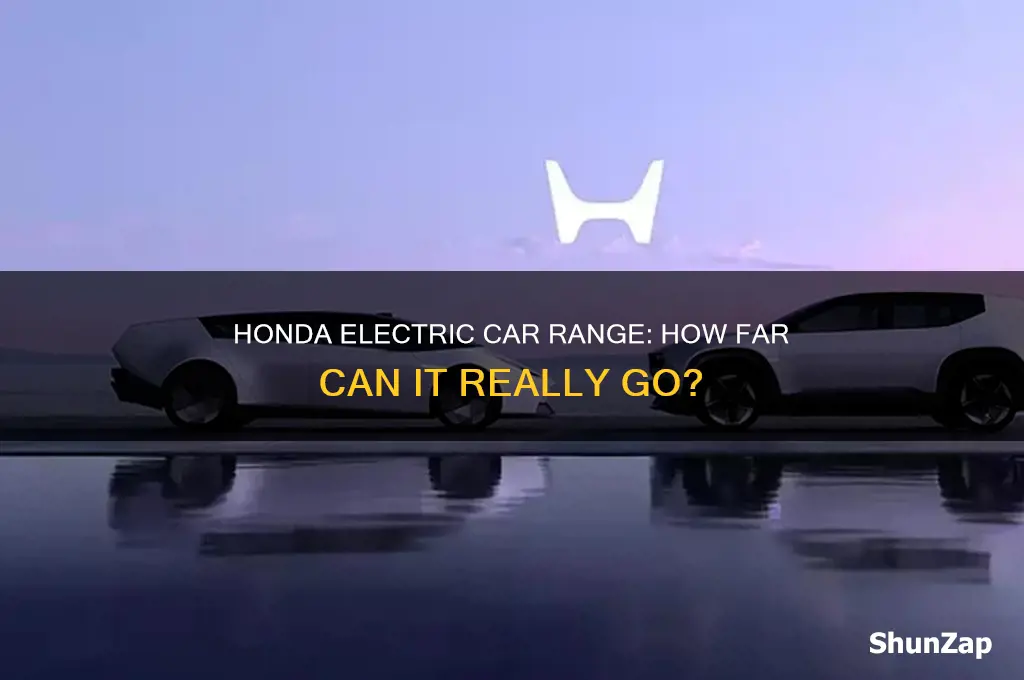 what is the range of the honda electric car