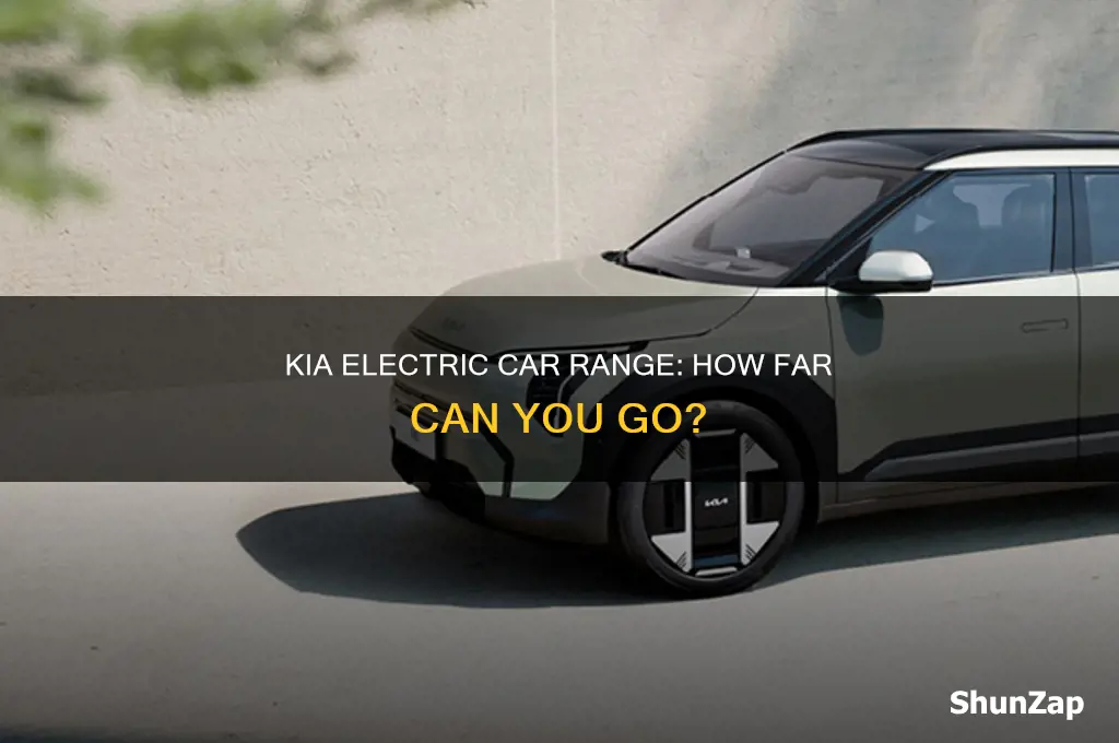 what is the range of the kia electric car