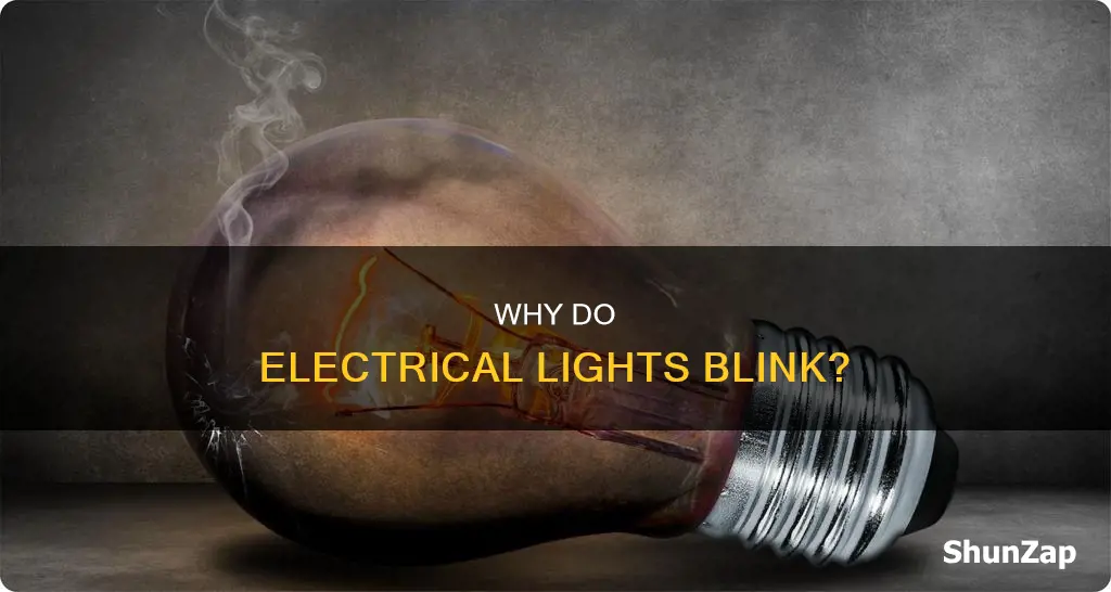 what is the reason blink light electrical