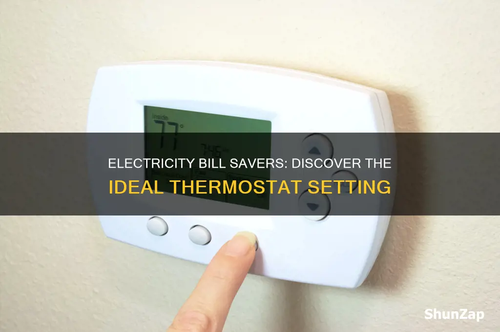 what is the recemmend temperature setting by the electric companies