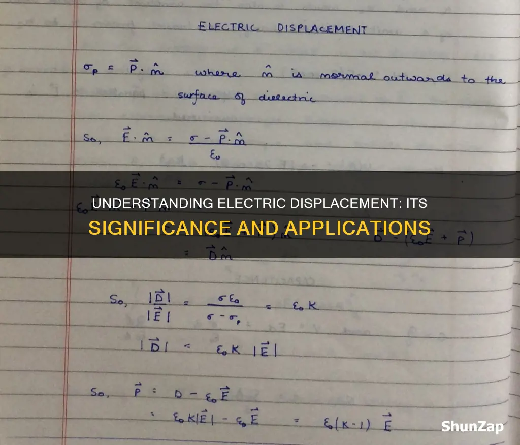 what is the significance of electric displacement
