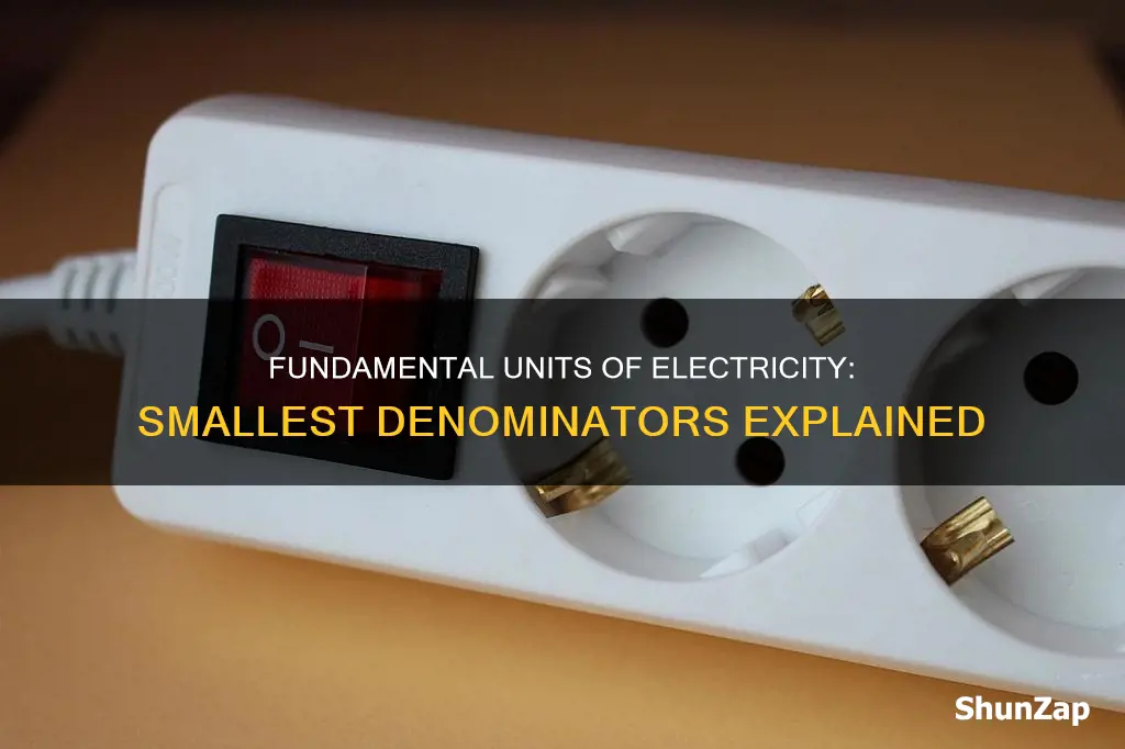 what is the smallest unit in electricity