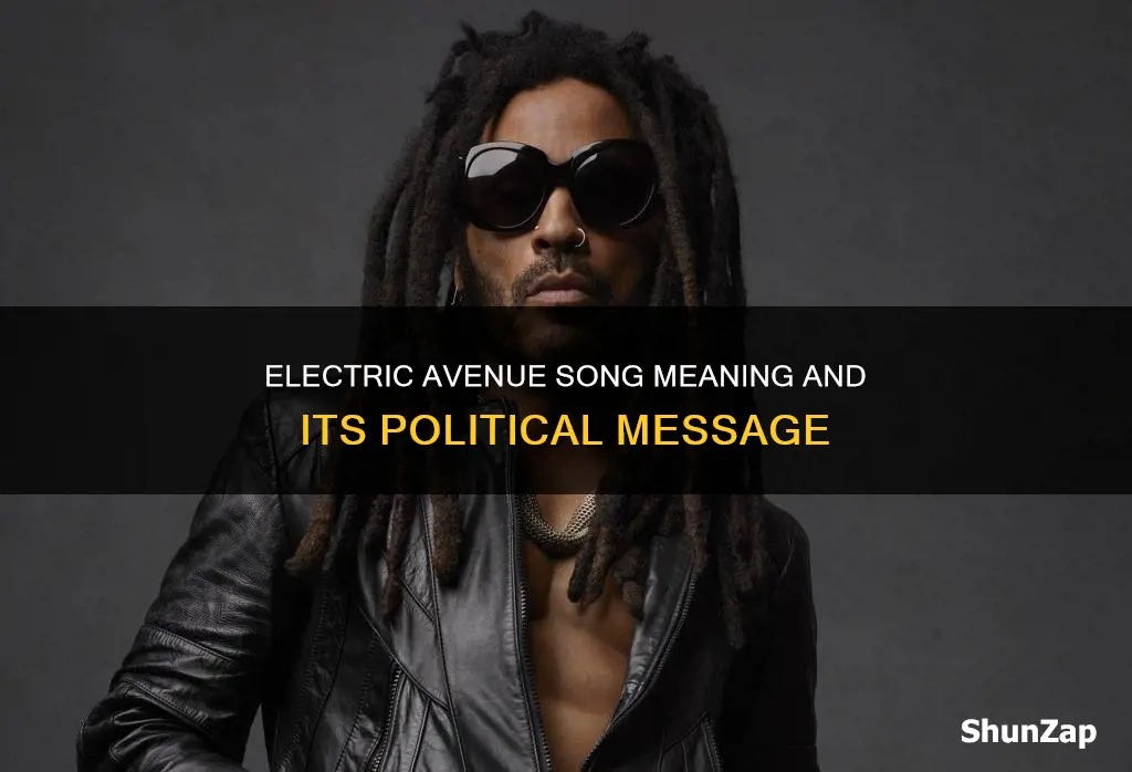 what is the song electric avenue about
