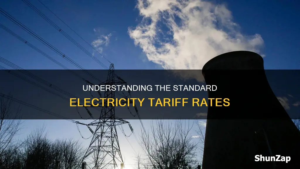 what is the standard tariff for electricity