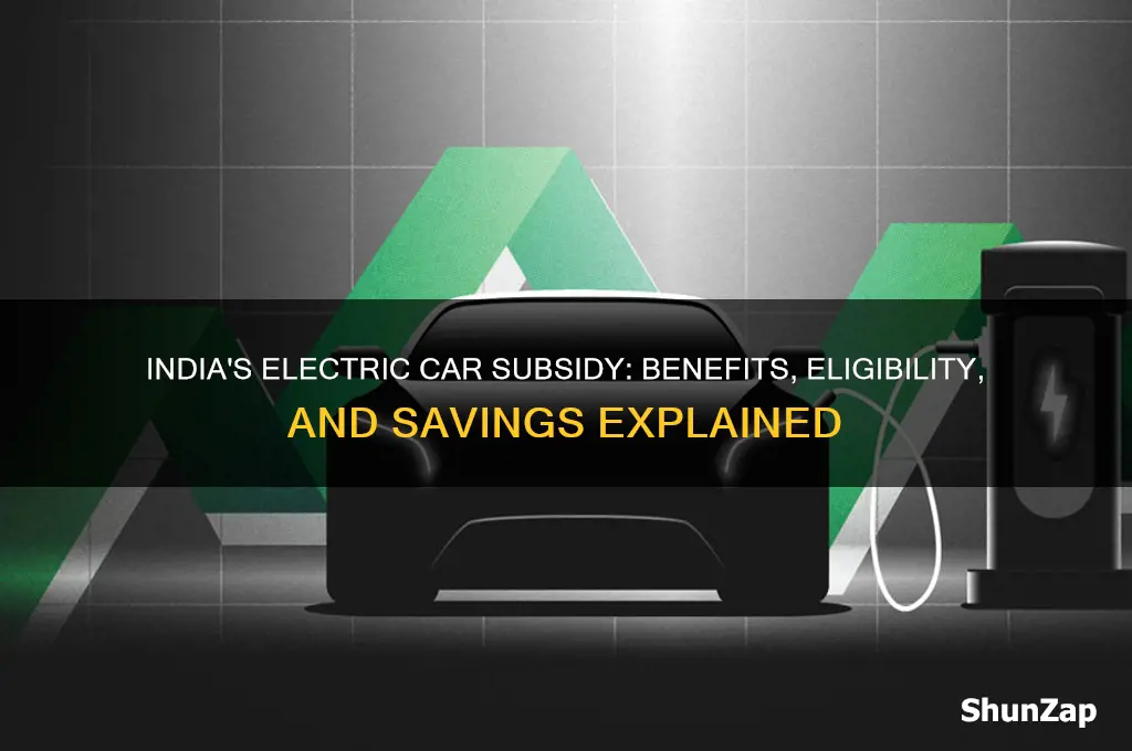 what is the subsidy for electric cars in india