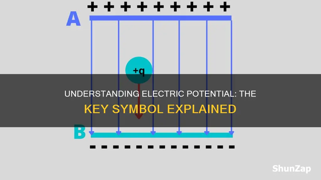 what is the symbol for electric potential