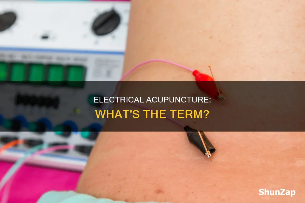 what is the term for electrical acupuncture