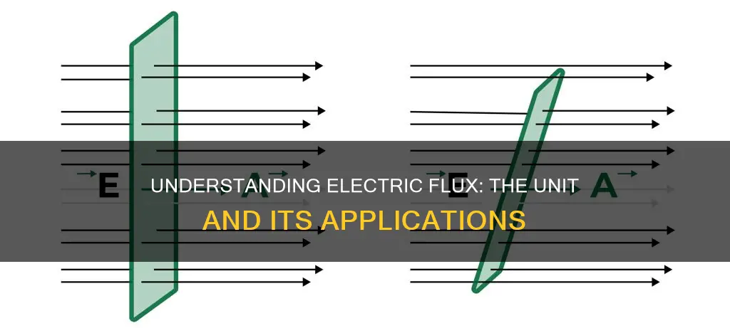 what is the unit for electric flux